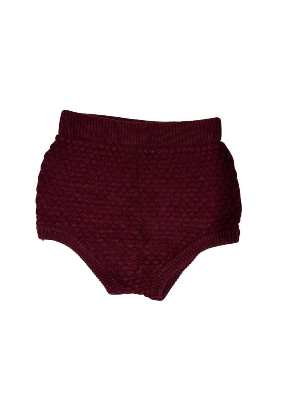 Campure Maroon Knit Bloomer Shorts - size 4